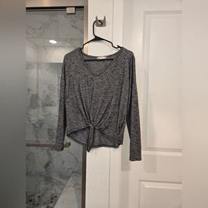 Gray blouse